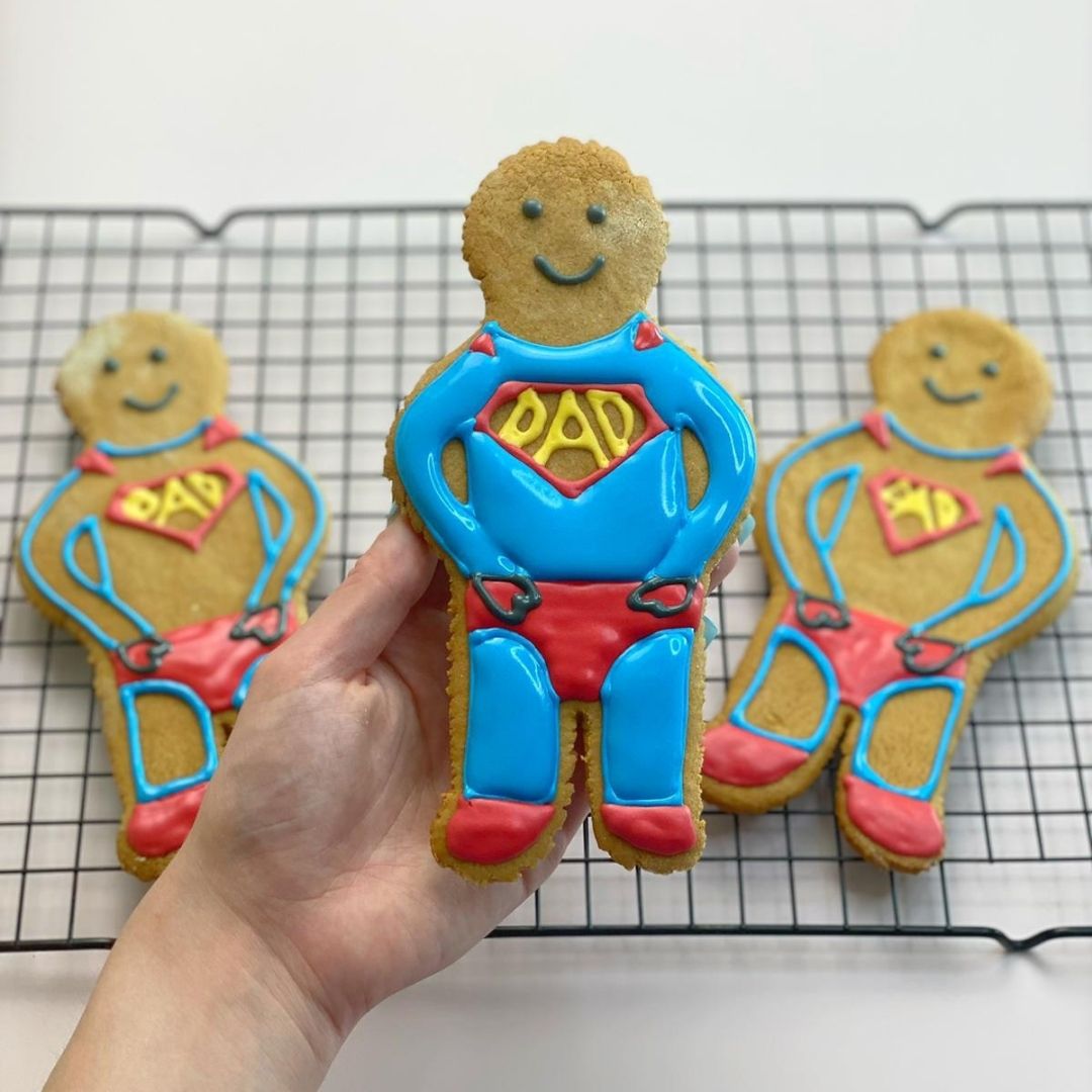 Gingerbread Super Dads – Craft & Crumb