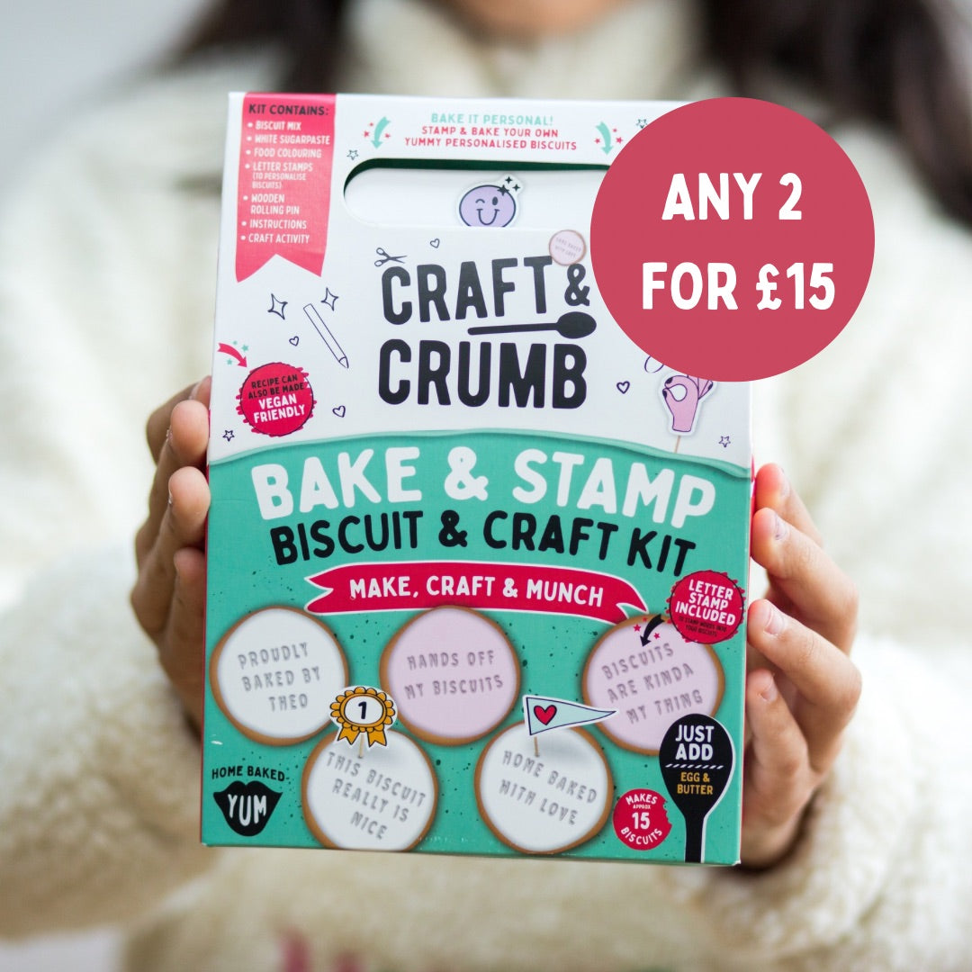 Bake & stamp biscuit & craft kit