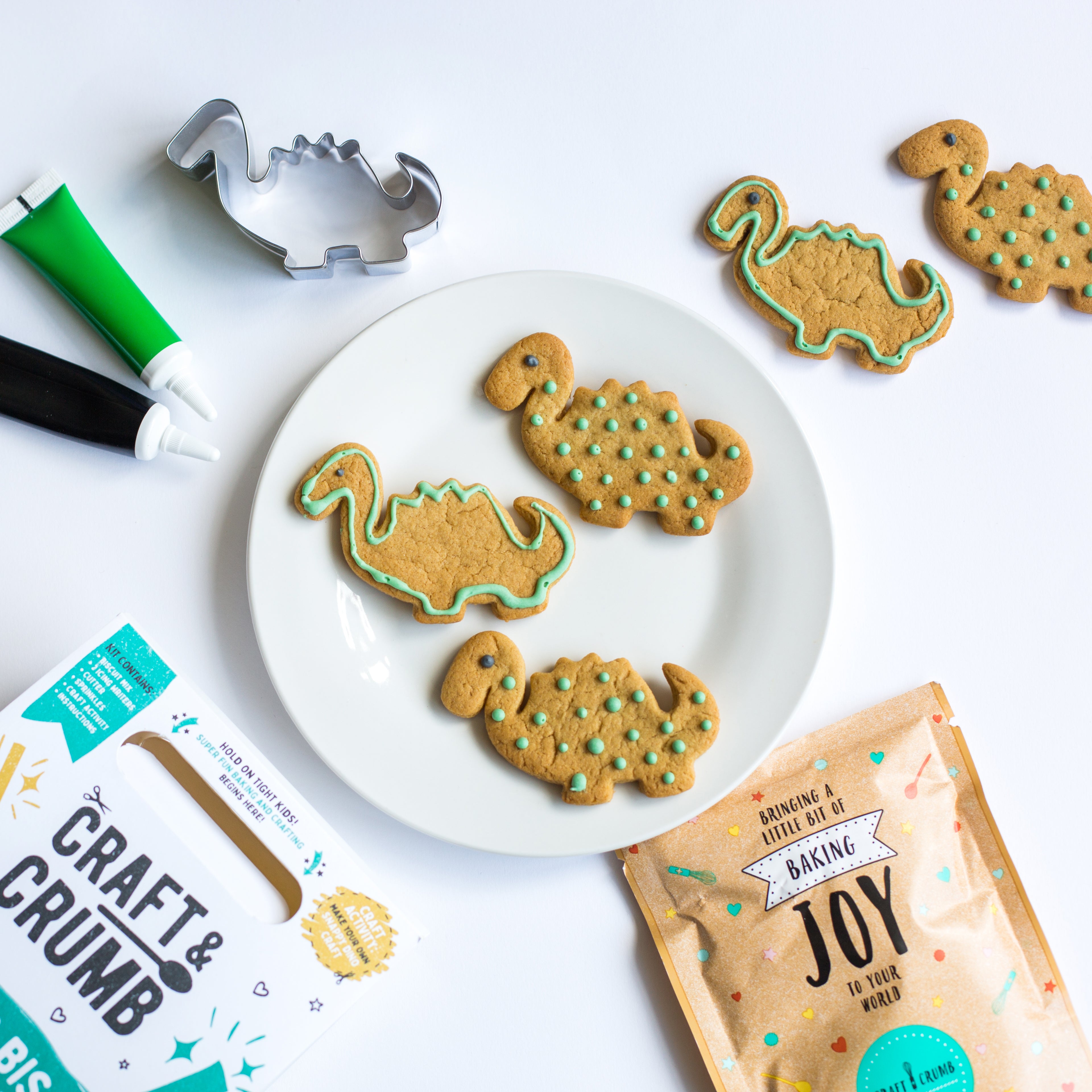 Dinosaur Biscuit Bake And Craft Kit