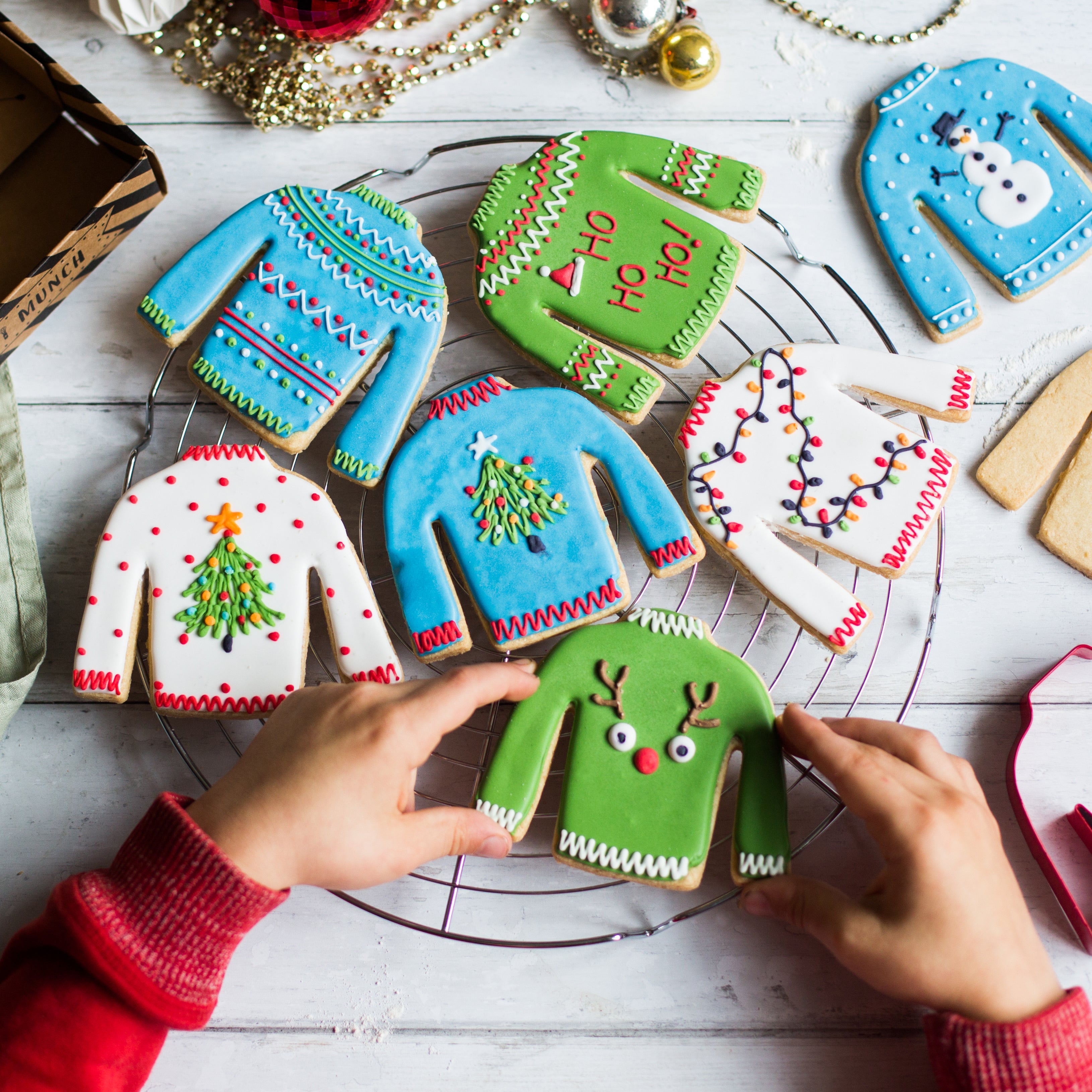 Christmas Jumper Biscuit Bake Craft Kit Craft Crumb – Craft