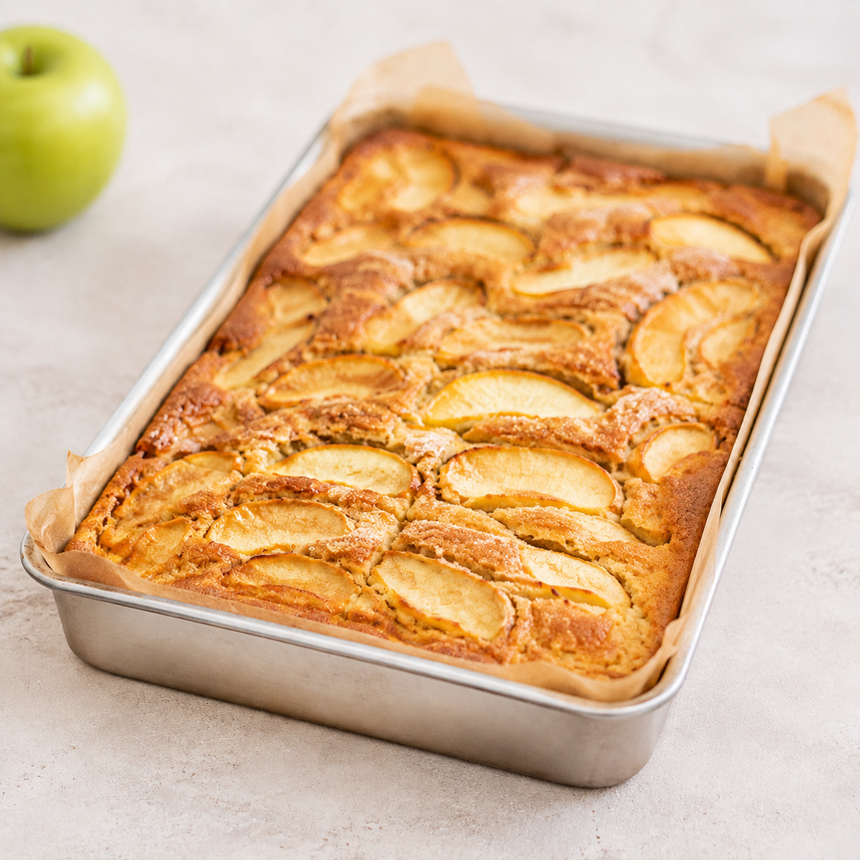Easy Apple Cake Traybake Recipe