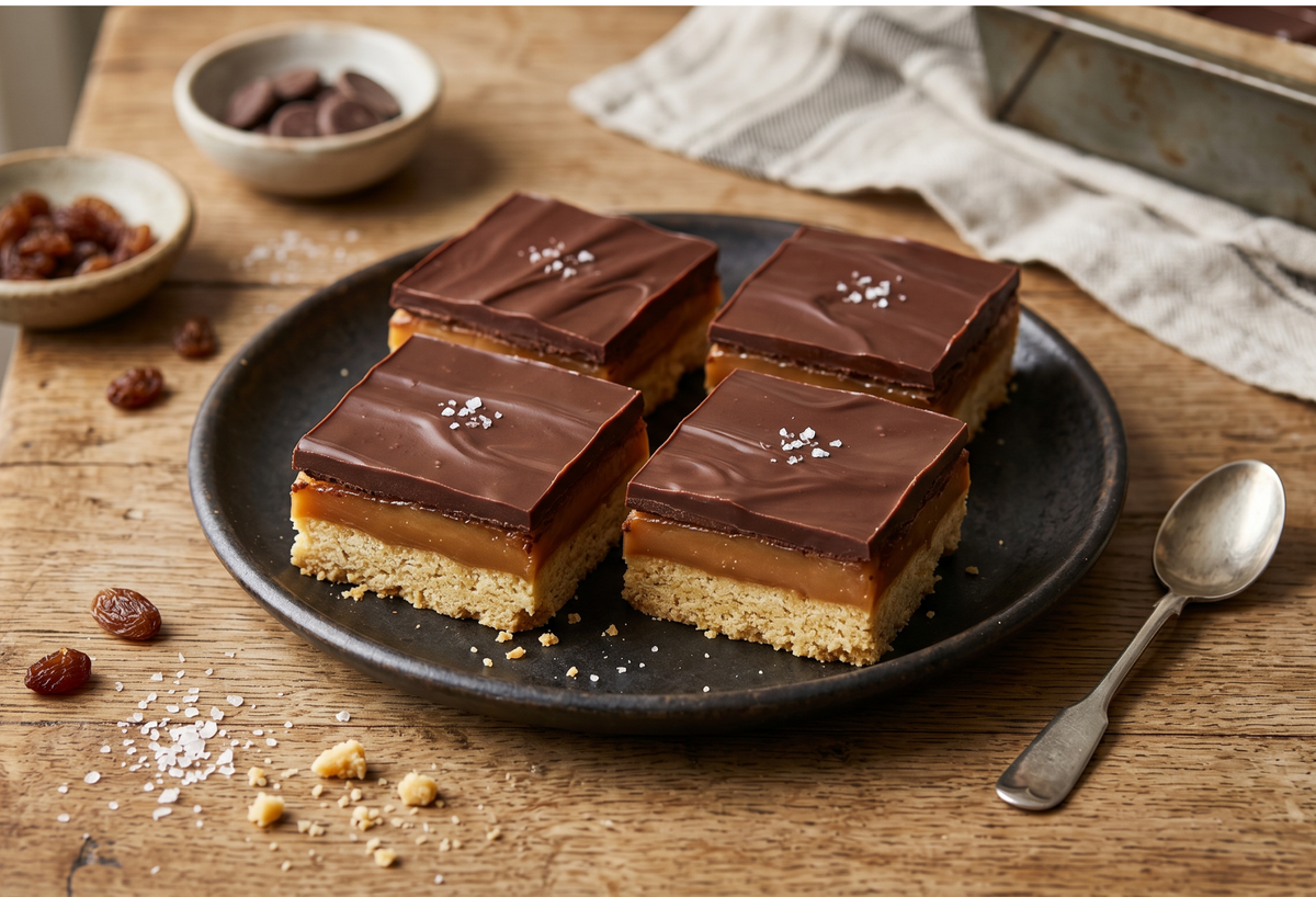 Sort Bread Disign Millionaires shortbread – Craft & Crumb