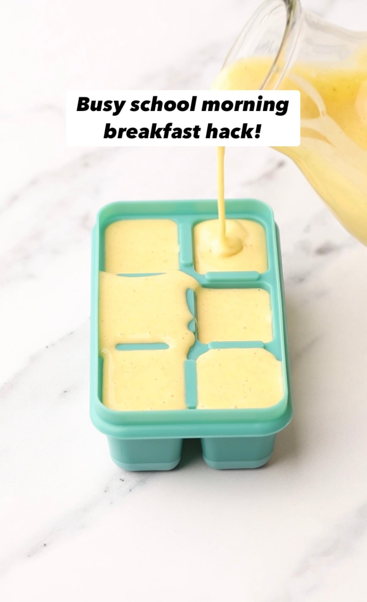 Ice cube tray pancake hack