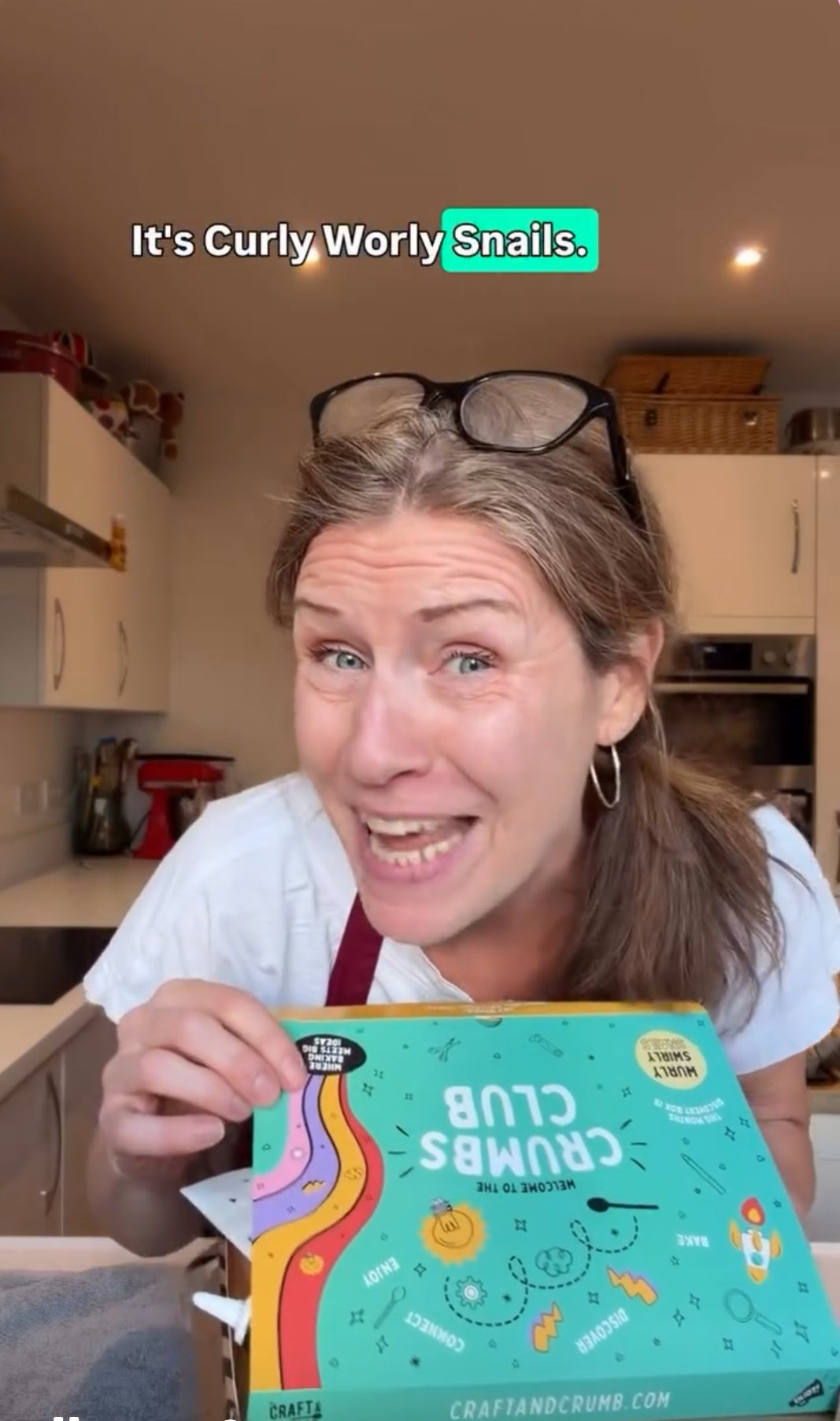 Swirly Wurly snail box Mrs Bun bake-along