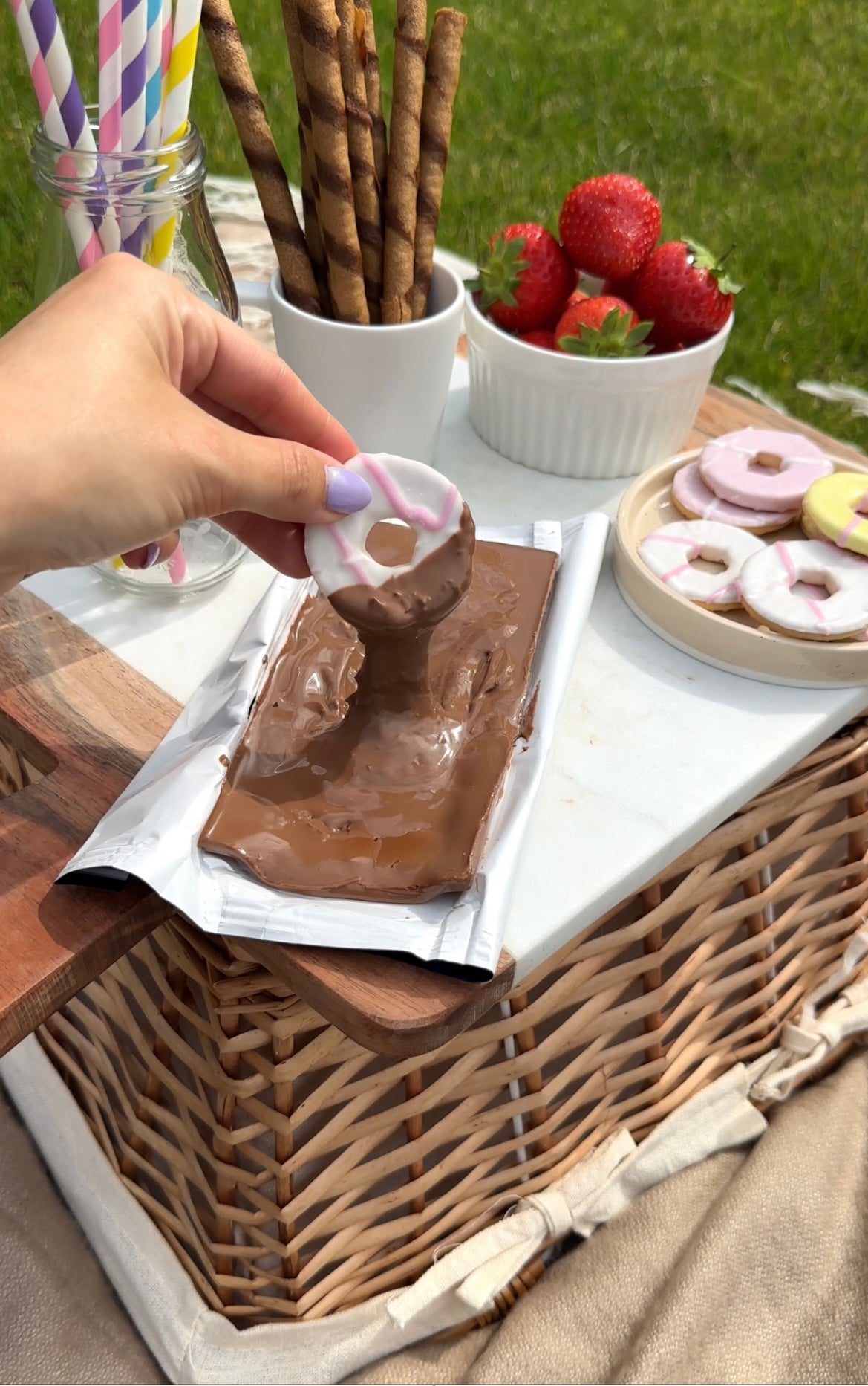 Summer Chocolate fondue