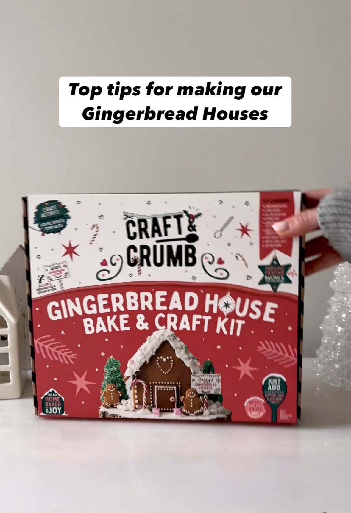 How to make our gingerbread house kit