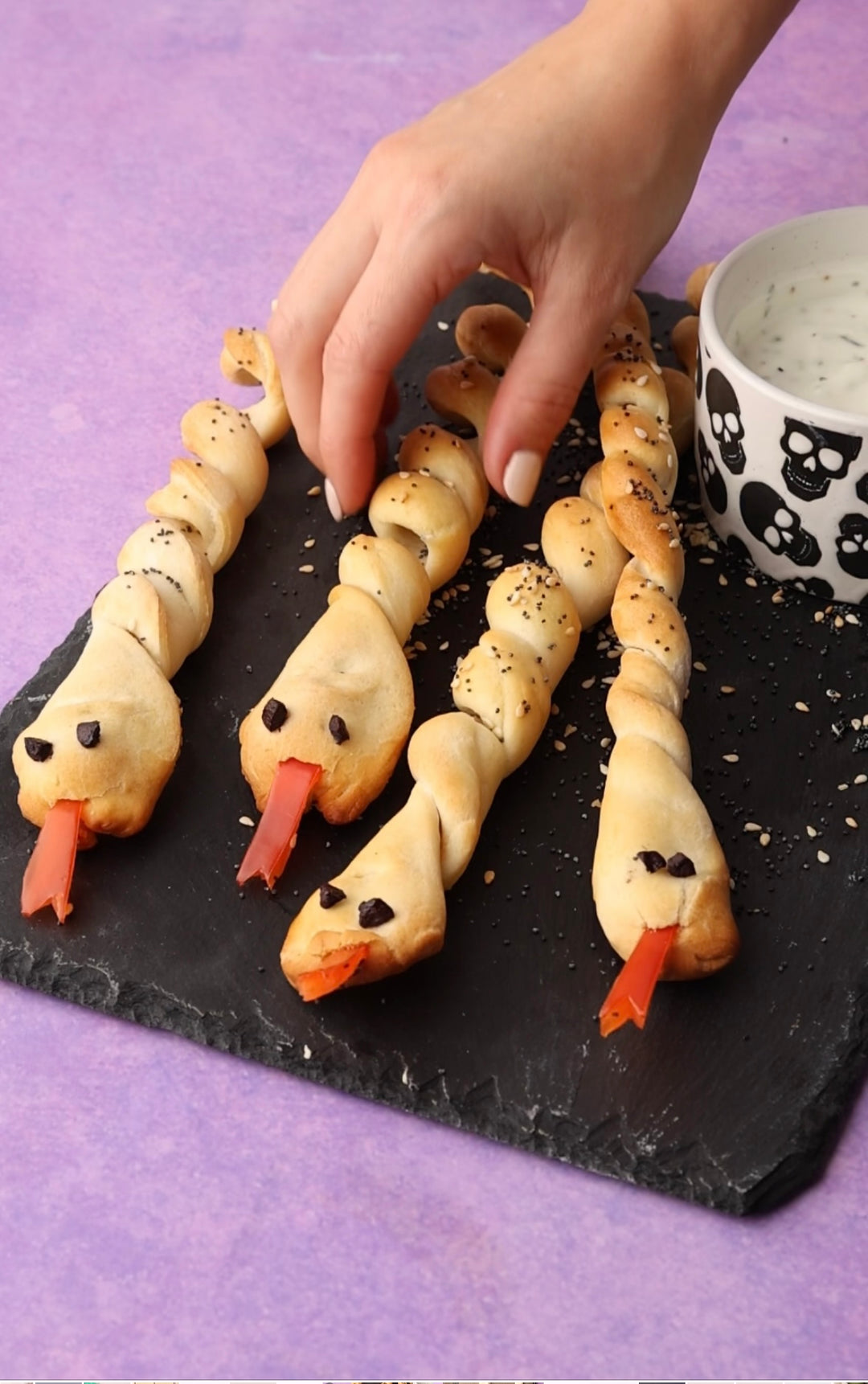 Snake Breadstick recipes Craft & Crumb