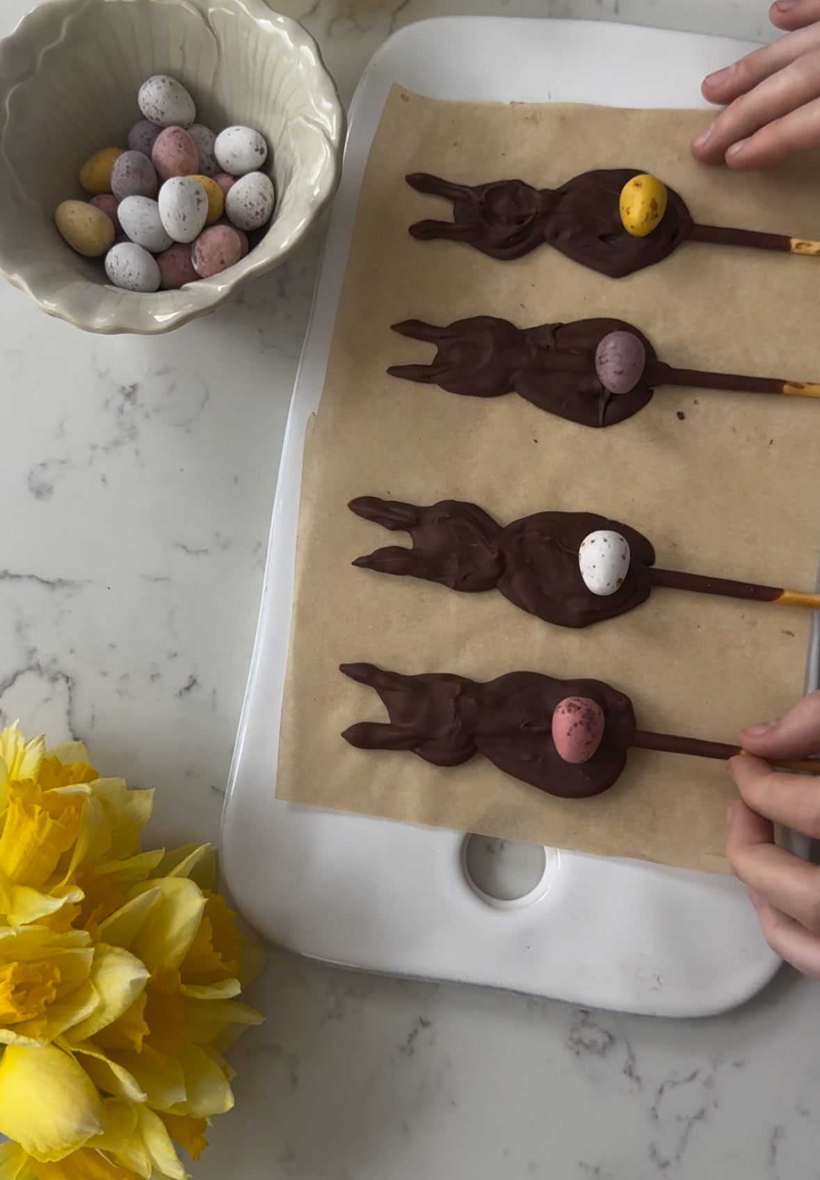 Easter chocolate lollipop recipe 
