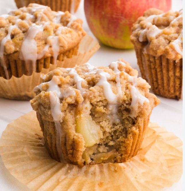 Easy Apple Crumble Muffins Recipe