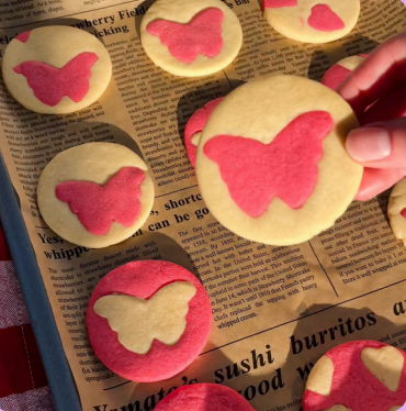 Two-Tone Valentine Biscuits
