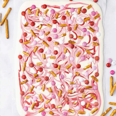 Chocolate Heart Bark