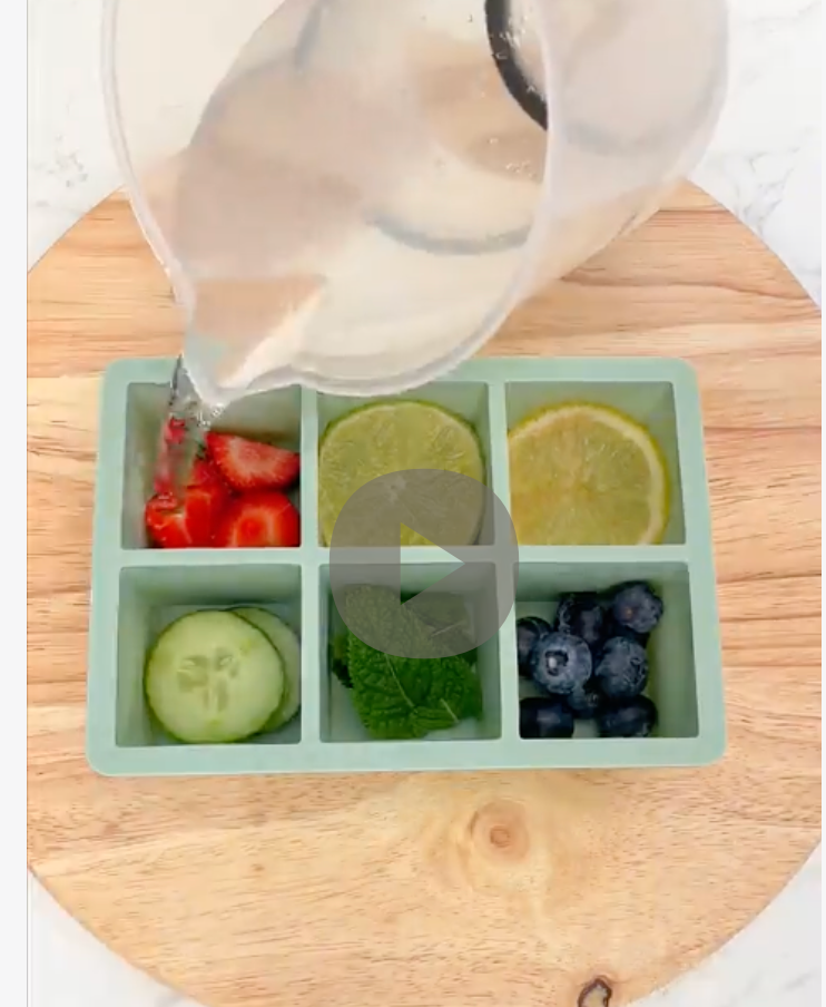 Fruity ice cube trays