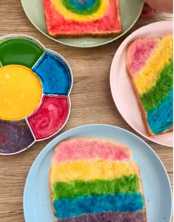 Rainbow bread