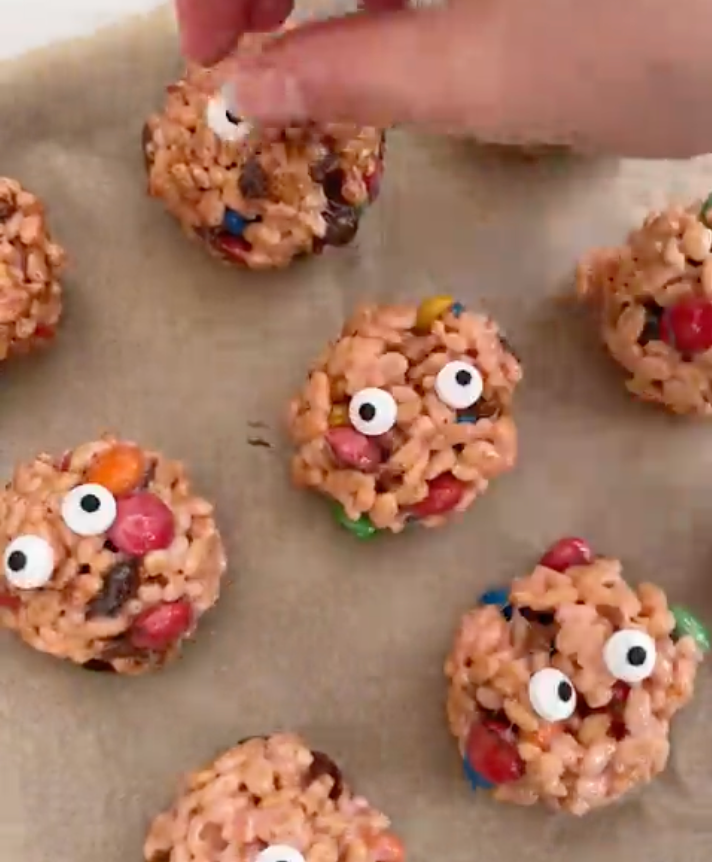 Rice Krispie monsters