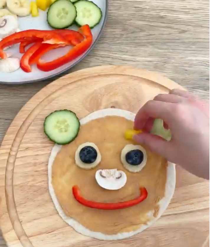 Tortilla animal faces