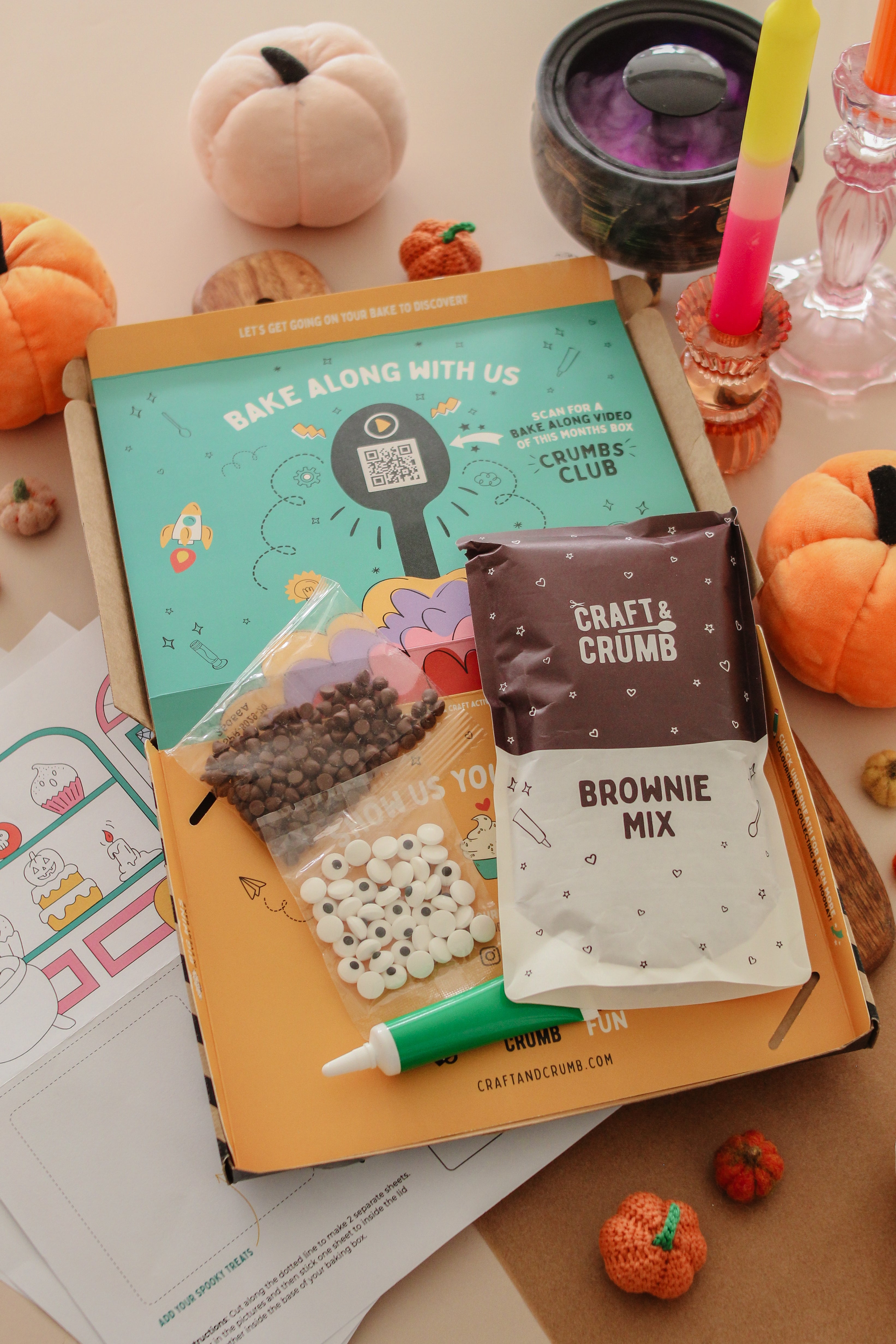 Cake Baking Subscription Box For Kids Month Crumbs Club