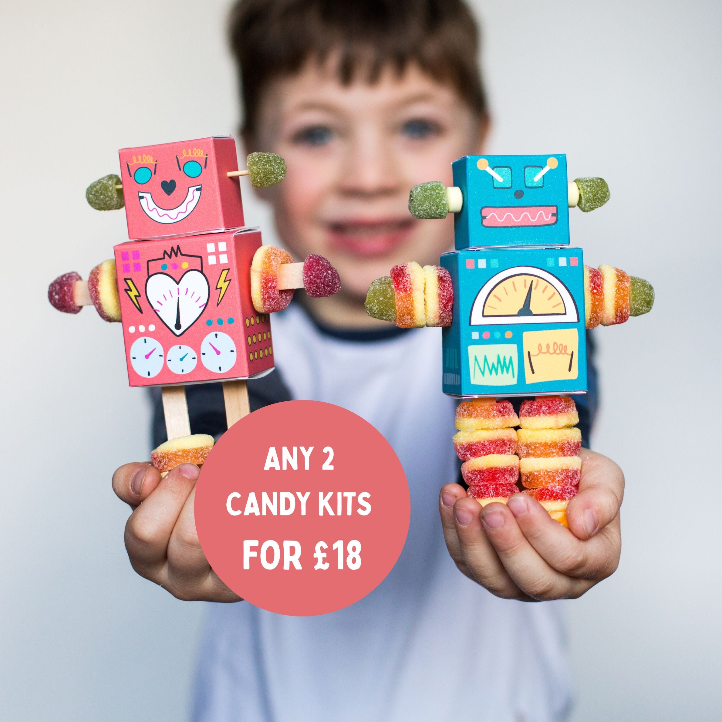 Build a candy robot kit
