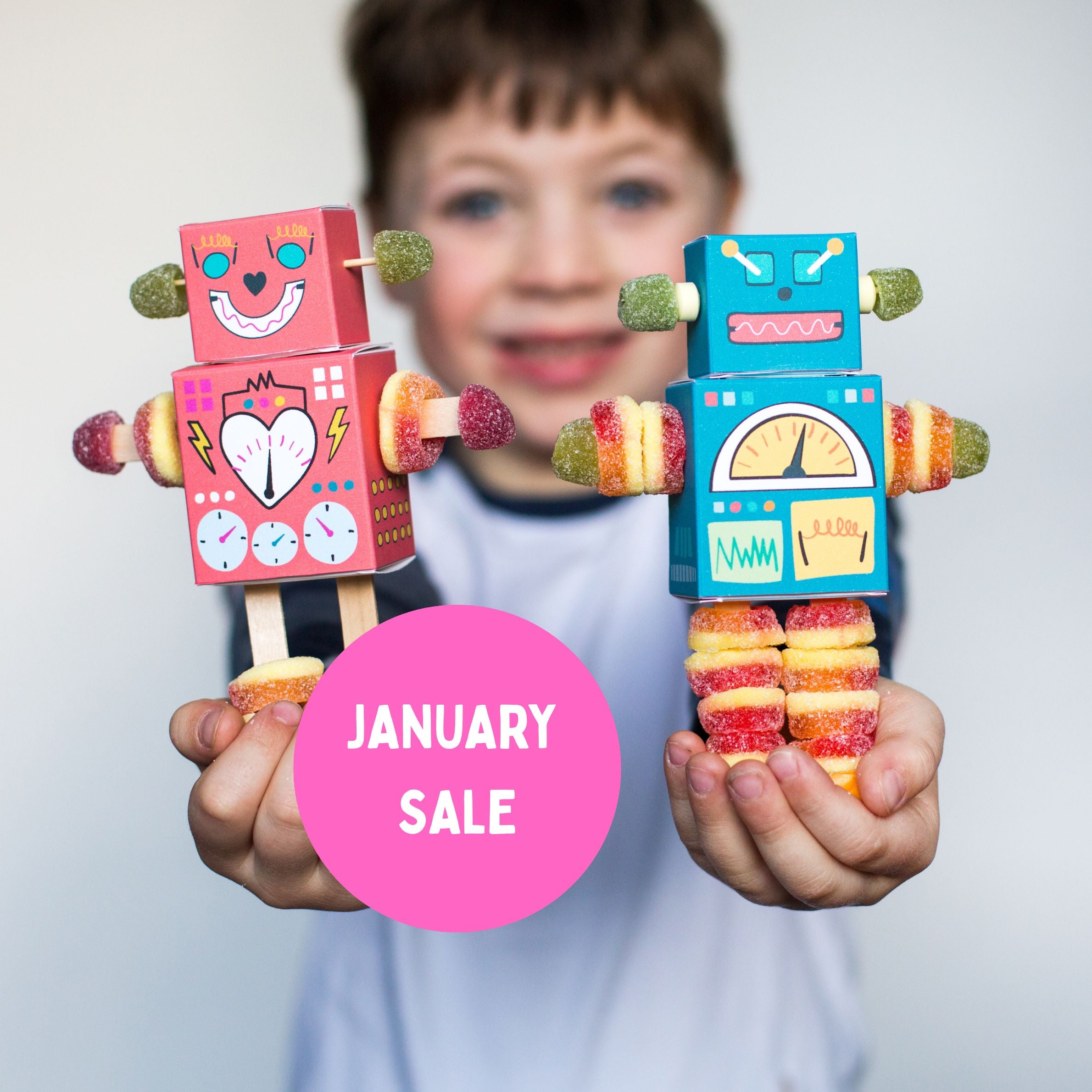 Build a candy robot kit
