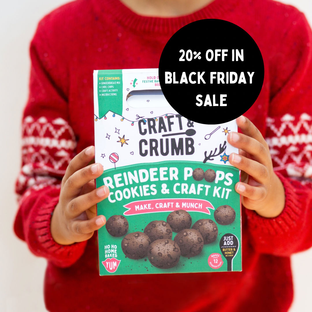 Reindeer poop cookie and craft kit