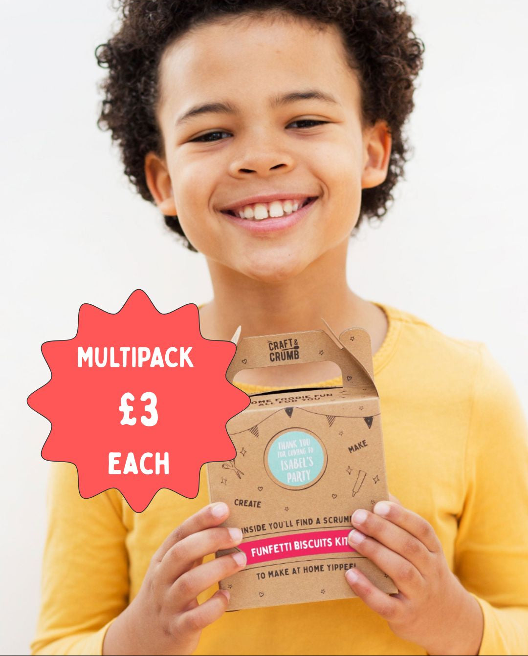Funfetti Biscuit Kit Party Bag (Pack of 10) | Craft & Crumb – Craft & Crumb
